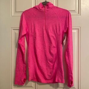VSX Victoria's Secret Sport Studio Half-Zip Jacket Neon Pink Melange, L, NWT